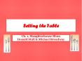 Setting the Table PowerPoint PPT Presentation