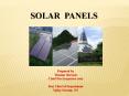 Solar Panels PowerPoint PPT Presentation
