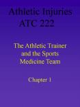 Athletic Injuries ATC 222 PowerPoint PPT Presentation