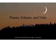Phases, Eclipses, and Tides