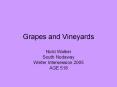 Grapes and Vineyards PowerPoint PPT Presentation