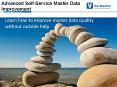 SAP Insider webcast: Advanced Self-Service Master Data Improvement PowerPoint PPT Presentation