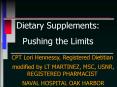 Dietary Supplements: PowerPoint PPT Presentation