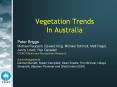 Vegetation Trends In Australia PowerPoint PPT Presentation
