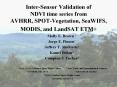 Inter-Sensor Validation of NDVI time series from AVHRR, SPOT-Vegetation, SeaWIFS, MODIS, and LandSAT ETM PowerPoint PPT Presentation