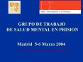 Calidad Asistencial Prisiones (CAPRI) PowerPoint PPT Presentation
