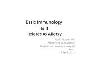 Basic Immunology