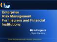 Enterprise Risk Management For Insurers and Financial Institutions PowerPoint PPT Presentation