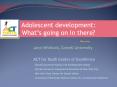 Adolescent development: PowerPoint PPT Presentation