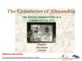 The Cemeteries of Alexandria PowerPoint PPT Presentation