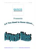 All You Need to Know About - Corporate Videos PowerPoint PPT Presentation