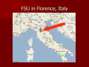 FSU in Florence, Italy