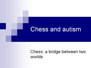 Chess and autism