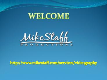 Videography Michigan