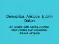 Democritus, Aristotle, PowerPoint PPT Presentation