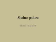shahar palace