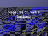 Measures of Central Tendency