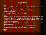 Crystalloids