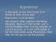 Ergonomics PowerPoint PPT Presentation