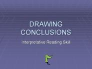 DRAWING CONCLUSIONS