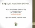Employee Health and Benefits