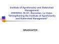 Institute%20of%20Agroforestry%20and%20Watershed%20Management%20DMMMSU-%20NLUC,%20Bacnotan,%20La%20Union%20 PowerPoint PPT Presentation