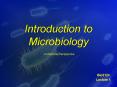 Introduction to Microbiology PowerPoint PPT Presentation