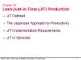 Chapter 12 Lean/Just-in-Time (JIT) Production PowerPoint PPT Presentation