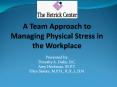 A Team Approach to Managing Physical Stress in the Workplace PowerPoint PPT Presentation