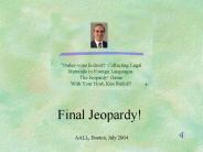 Final Jeopardy!