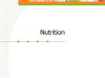 Nutrition PowerPoint PPT Presentation