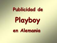 Publicidad de  Playboy  en Alemania