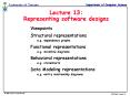 Lecture 13: Representing software designs PowerPoint PPT Presentation