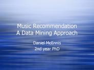 Music Recommendation A Data Mining Approach