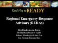 Regional Emergency Response Advisors (RERAs) PowerPoint PPT Presentation