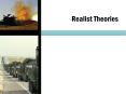 Realist Theories PowerPoint PPT Presentation