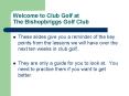 Welcome to Club Golf at The Bishopbriggs Golf Club PowerPoint PPT Presentation