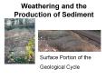Weathering and the Production of Sediment PowerPoint PPT Presentation