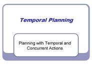 Temporal Planning