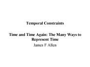 Temporal Constraints