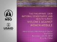 The Philippines' 2008 national demographic and health survey VIOLENCE AGAINST WOMEN module International Workshop on Social Statistics November 22-24, 2010 Beijing, China PowerPoint PPT Presentation