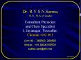 Dr. R.V.S.N.Sarma, M.D., M.Sc (Canada) PowerPoint PPT Presentation