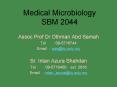 Medical Microbiology SBM 2044 PowerPoint PPT Presentation