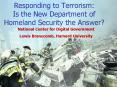 Responding to Terrorism: Is the New Department of Homeland Security the Answer? PowerPoint PPT Presentation