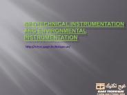 Geotechnical Instrumentation and Environmental Instrumentation