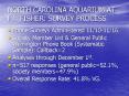 NORTH CAROLINA AQUARIUM AT FT. FISHER: SURVEY PROCESS PowerPoint PPT Presentation