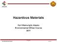 Hazardous Materials PowerPoint PPT Presentation