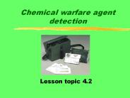 Chemical warfare agent detection