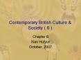 Contemporary British Culture PowerPoint PPT Presentation