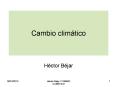 Cambio clim PowerPoint PPT Presentation